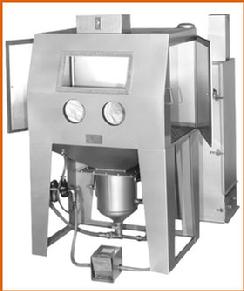 pressure blast cabinet