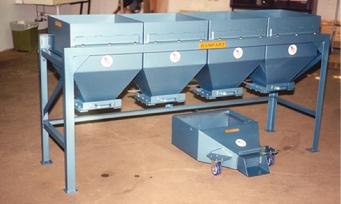 tumbling barrel load pans